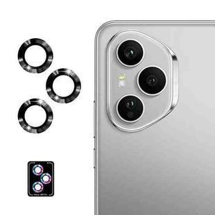 For Honor 400 Pro Global ENKAY Hat-Prince 9H Rear Camera Lens Aluminium Alloy Tempered Glass Film(Black)