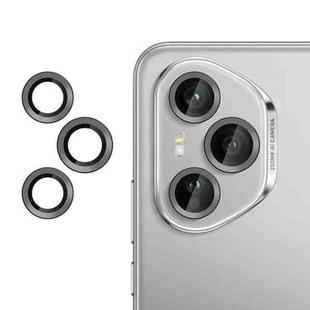 For Honor 400 Pro Global Kalebol No Flicker Ultra-Thin Individual Camera Lens Tempered Glass Film(Black)