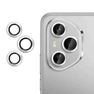 For Honor 400 Pro Global Kalebol No Flicker Ultra-Thin Individual Camera Lens Tempered Glass Film(Silver)