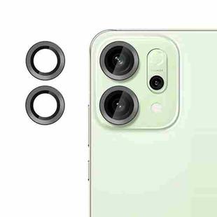 For OPPO Reno14 Kalebol No Flicker Ultra-Thin Individual Camera Lens Tempered Glass Film(Black)