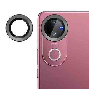 For vivo V50 Kalebol No Flicker Ultra-Thin Individual Camera Lens Tempered Glass Film(Black)