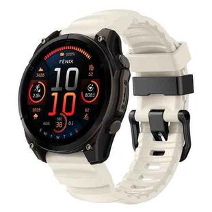 For Gamin 22mm Wild Trail Sport Silicone Watch Band(Starlight)