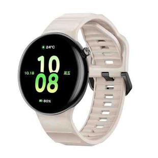 For Honor Watch Fit Black Buckle Single Color Silicone Watch Band(Starlight)