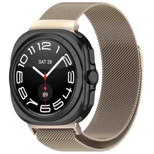 For Samsung Galaxy Watch 8 40 / 44mm Milan Magnetic Stainless Steel Watch Band(Starlight)