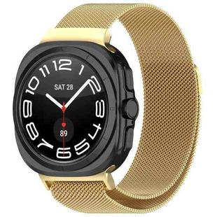 For Samsung Galaxy Watch 8 40 / 44mm Milan Magnetic Stainless Steel Watch Band(Gold)
