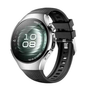 For Huawei Watch 5 42mm Vertical Silicone Watch Band(Black)