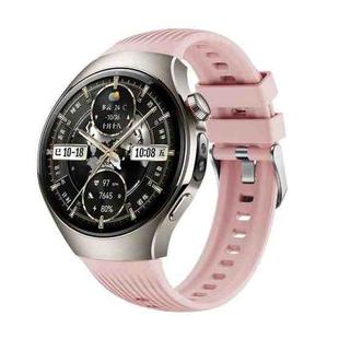 For Huawei Watch 5 46mm Vertical Silicone Watch Band(Pink)