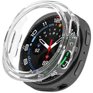 For Samsung Galaxy Watch 8 40mm Half Coverage Hollow PC Watch Case(Transparent)