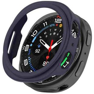 For Samsung Galaxy Watch 8 40mm Half Coverage Hollow PC Watch Case(Midnight Blue)