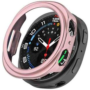 For Samsung Galaxy Watch 8 40mm Half Coverage Hollow PC Watch Case(Rose Pink)