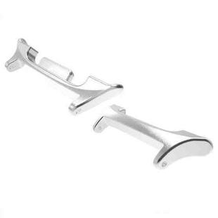 For Samsung Galaxy Watch 8 Ultra 2  One Pair Metal Head Watch Band Connector(Silver)