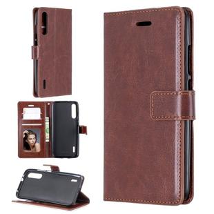 For Xiaomi Mi 9 Crazy Horse Texture Horizontal Flip Leather Case with Holder & Card Slots & Wallet & Photo Frame(Brown)