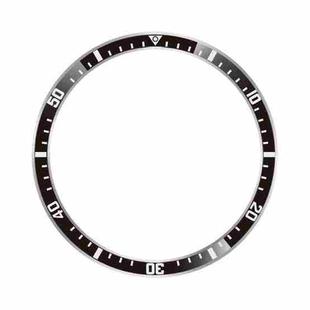 For Xiaomi Watch S4 Sport / S4 / S3 Smart Watch Aluminum Alloy Bezel Watch Ring(Black White)