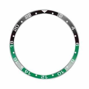 For Xiaomi Watch S4 Sport / S4 / S3 Smart Watch Aluminum Alloy Bezel Watch Ring(Black Green)