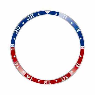 For Xiaomi Watch S4 Sport / S4 / S3 Smart Watch Aluminum Alloy Bezel Watch Ring(Blue Red)