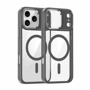 For iPhone 17 Pro Metal Eyes Lens Ring MagSafe Anti-drop Phone Case(Titanium Sand)