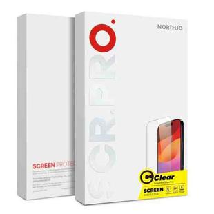 For iPhone 17 Pro Max 2pcs NORTHJO A++ 0.3mm 2.5D Screen Tempered Glass Film(Clear)