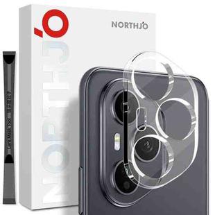 For Honor 400 Pro Global 160.8mm NORTHJO Camera Lens Protector 3D HD Tempered Glass Film(Clear)