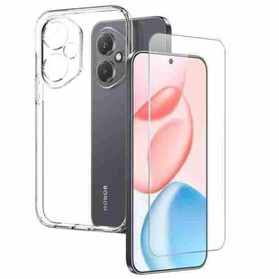 For Honor 400 Global 156.5mm NORTHJO 2 in 1 TPU Phone Case Screen Protector Tempered Glass Film(Clear)
