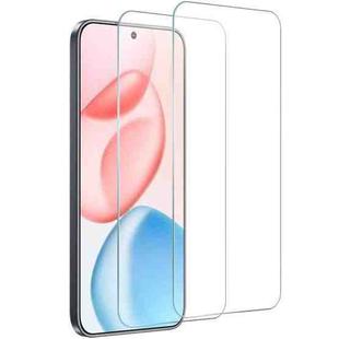 For Honor 400 Global 156.5mm 2pcs NORTHJO A++ Screen Protector Tempered Glass Film(Clear)