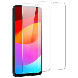 For Samsung Galaxy A07 2pcs NORTHJO A++ 0.3mm 2.5D Screen Tempered Glass Film