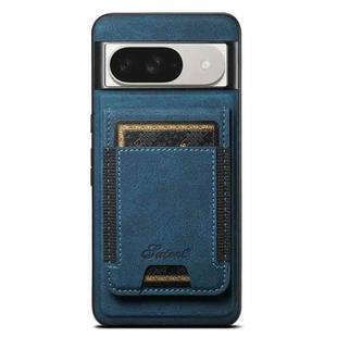 For Google Pixel 10 Pro XL Suteni H17 Litchi Texture Leather Magnetic Detachable Wallet Phone Case(Blue)