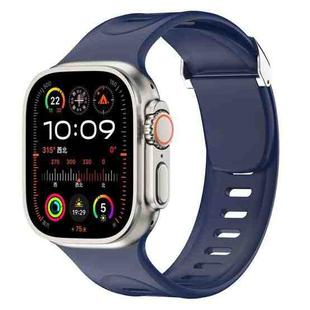 For Apple Watch 46mm / 49mm / 45mm / 44mm Explorer Silicone Watch Band(Midnight Blue)