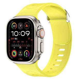 For Apple Watch 46mm / 49mm / 45mm / 44mm Explorer Silicone Watch Band(Fresh Lemon)
