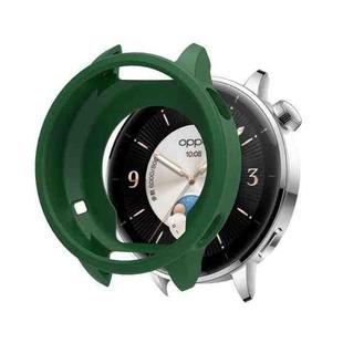 For OPPO Watch X2 Mini Silicone Watch Protective Case(Dark Green)
