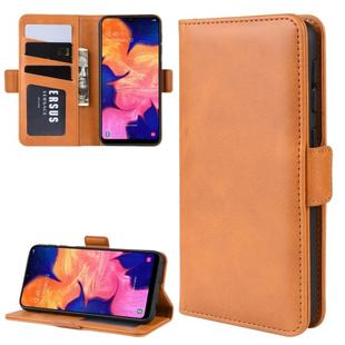 Wallet Stand Leather Cell Phone Case for Galaxy A10E，with Wallet & Holder & Card Slots(Yellow)