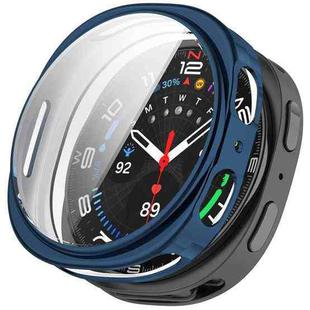 For Samsung Galaxy Watch 8 44mm All Coverage Electroplated TPU Watch Protective Case(Coastal Blue)