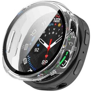 For Samsung Galaxy Watch 8 44mm Tempered Film Integrated PC Watch Case(Transparent)