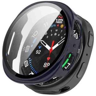 For Samsung Galaxy Watch 8 40mm Tempered Film Integrated PC Watch Case(Ink Blue)