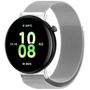 For Honor Watch Fit Milan Magnetic Stainless Steel Watch Band(Silver)