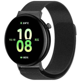 For Honor Watch Fit Milan Magnetic Stainless Steel Watch Band(Black)