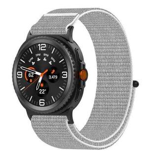 For Samsung Galaxy Watch 8 40 / 44mm Nylon Hook and Loop Fastener Watch Band(Sea Shell)
