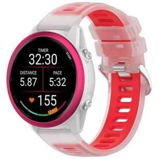 22mm Jelly Silicone Watch Band(Red)