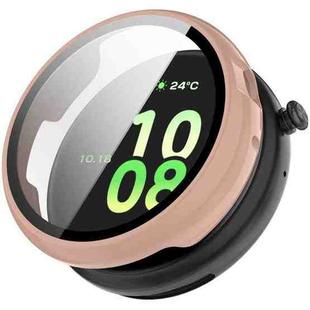 For Honor Watch Fit Tempered Film Integrated PC Watch Protective Case(Pink)