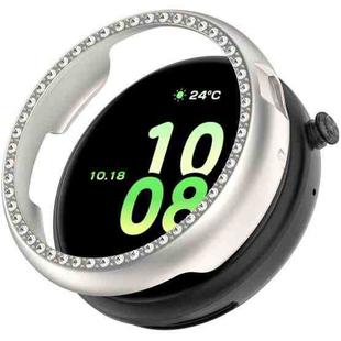 For Honor Watch Fit Single Row Diamond Half Coverage Hollow TPU Watch Case(Starlight)