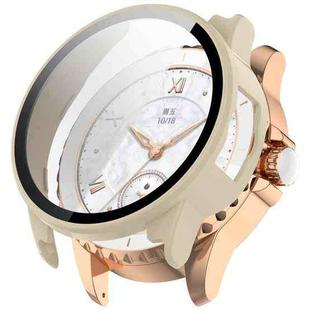 For Honor ROSSINI 2e Tempered Film Integrated PC Watch Protective Case(Ivory White)