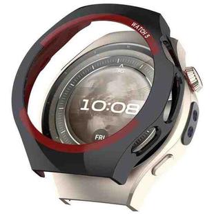 For Huawei Watch 5 46mm Change to Space Edition Hollow PC Watch Protective Case(Black)