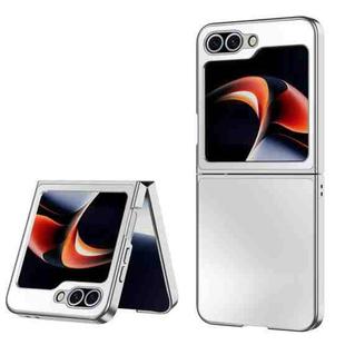 For Samsung Galaxy Z Flip5 5G AG Frosted Folding Shockproof Phone Case(Silver)