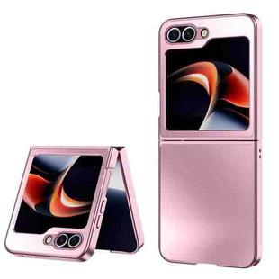 For Samsung Galaxy Z Flip7 5G AG Frosted Folding Shockproof Phone Case(Pink)