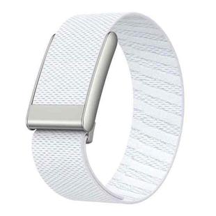 For WHOOP 5.0 Regular Elastic Force Decorative Design Nylon Watch Band(White)