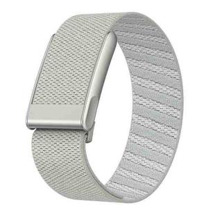 For WHOOP 5.0 Electrocardiogram Elastic Force Decorative Design Nylon Watch Band(Starlight)
