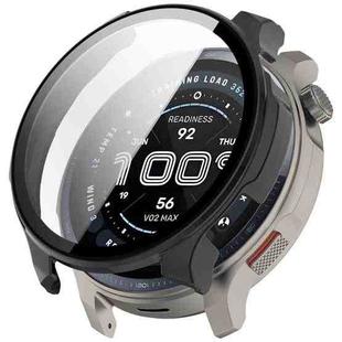 For Amazfit Balance 2 Tempered Film Integrated PC Watch Protective Case(Black)