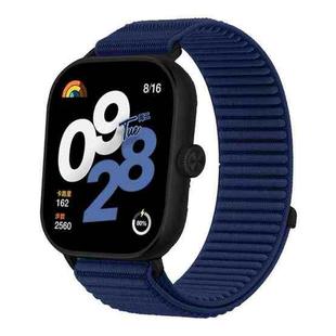 For Redmi Watch 5 / Watch 4 Woven Nylon Hook And Loop Fastener Watch Band(Azure)