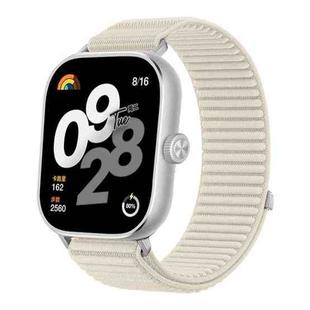 For Redmi Watch 5 / Watch 4 Woven Nylon Hook And Loop Fastener Watch Band(Starlight)