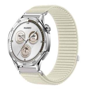 18mm Woven Nylon Hook And Loop Fastener Watch Band(Starlight)