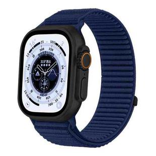 For Apple Watch 42mm / 41mm / 40mm / 38mm Wild Mountain Texture Woven Nylon Watch Band(Azure)